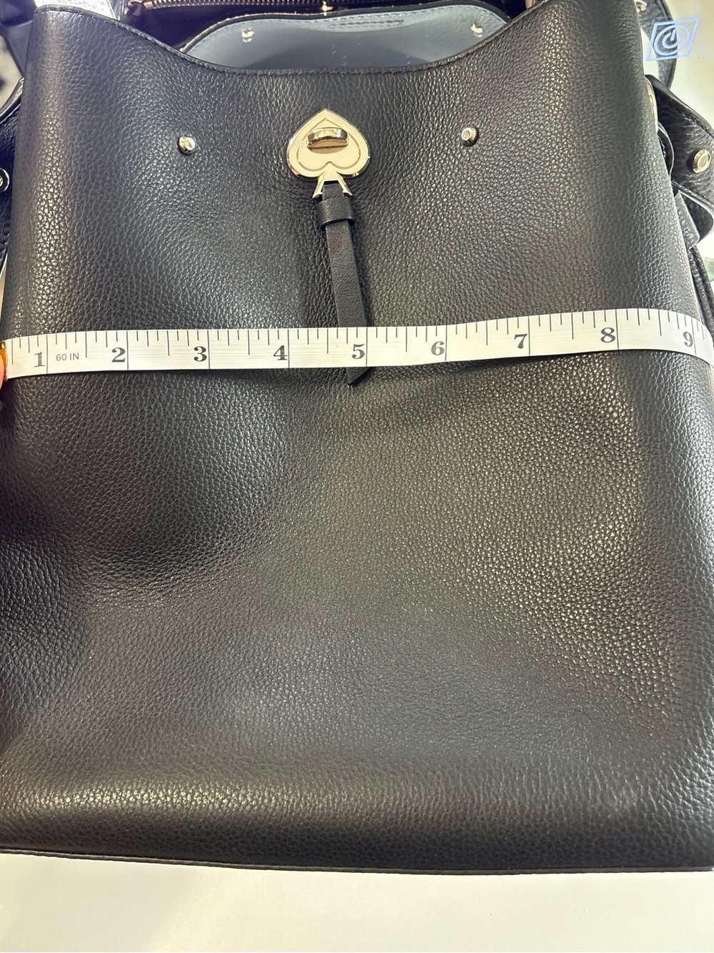 kate spade Black Pebbled Leather Shoulder Bucket Bag - Picture 7 of 7